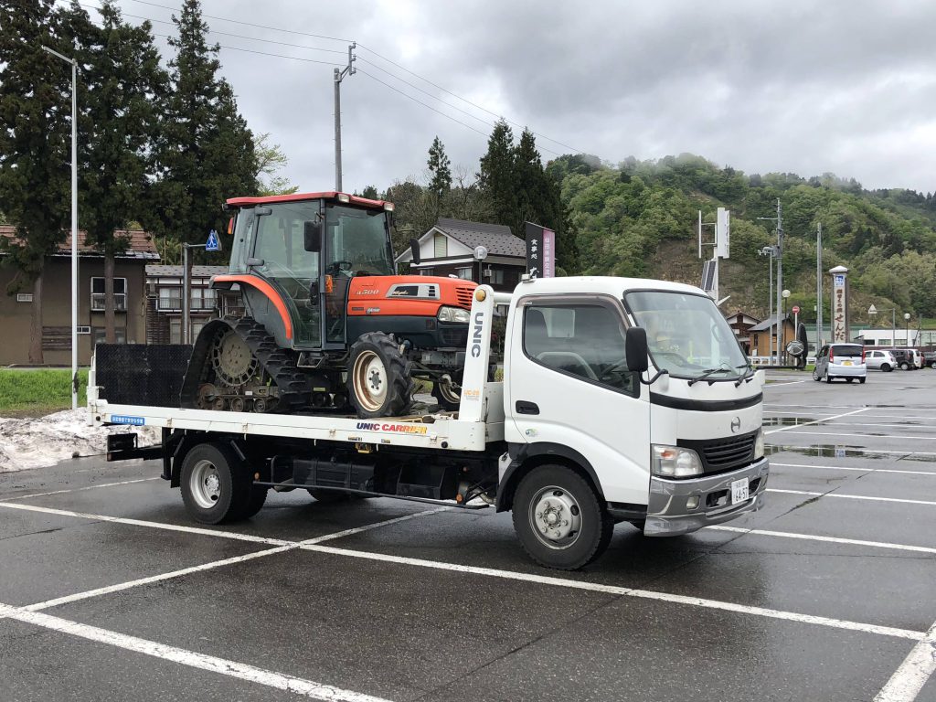 十日町市のT様からクボタトラクターKL500を買い取りさせていただきました。ありがとうございました。