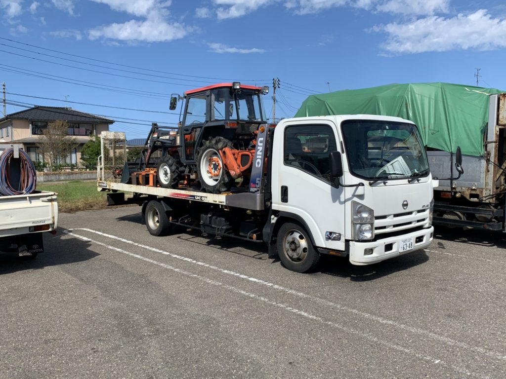 KUBOTA　トラクター　GL260　上越　K様より買取させて頂きました。秋晴れドライブ日和でした。気さくにいろいろなお話をして頂きました。ありがとうございました。の写真