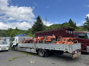 福島県の業者さまより、 B6000 ,L1500 ,YM1510D,L2201DT ,運搬車他 を買取させていただきました。誠にありがとうございます。