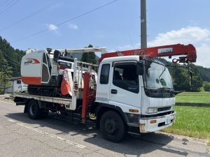 個人のお客様より、 KUBOTA コンバイン ER108 を買取させていただきました。誠にありがとうございます。の写真