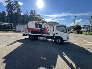 上越市のお客様から、 ヤンマー コンバイン AE447 を買取させていただきました。 誠にありがとうございます。の写真
